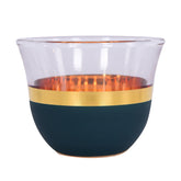 Arabic coffee cups Set, Dark Green